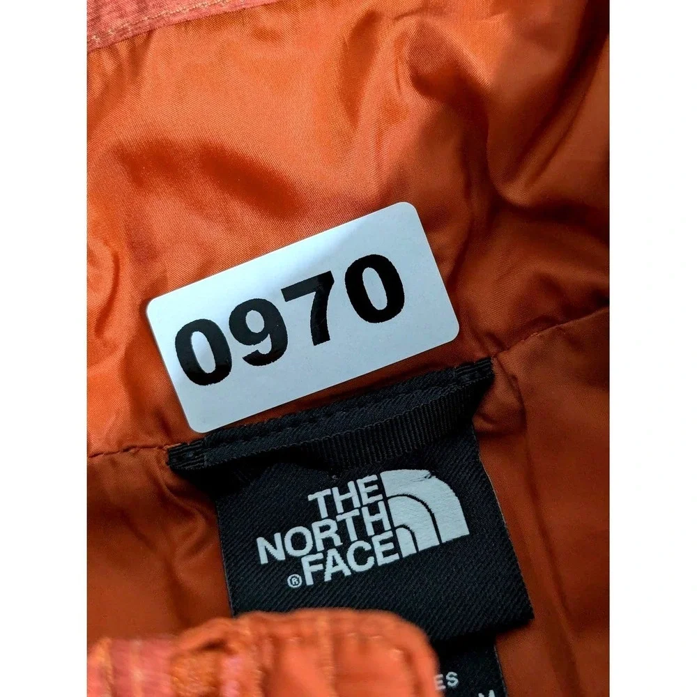 The North Face Thermoball Eco Vest Womens M Rust Orange Quilted Puffer Zip - Picture 10 of 10